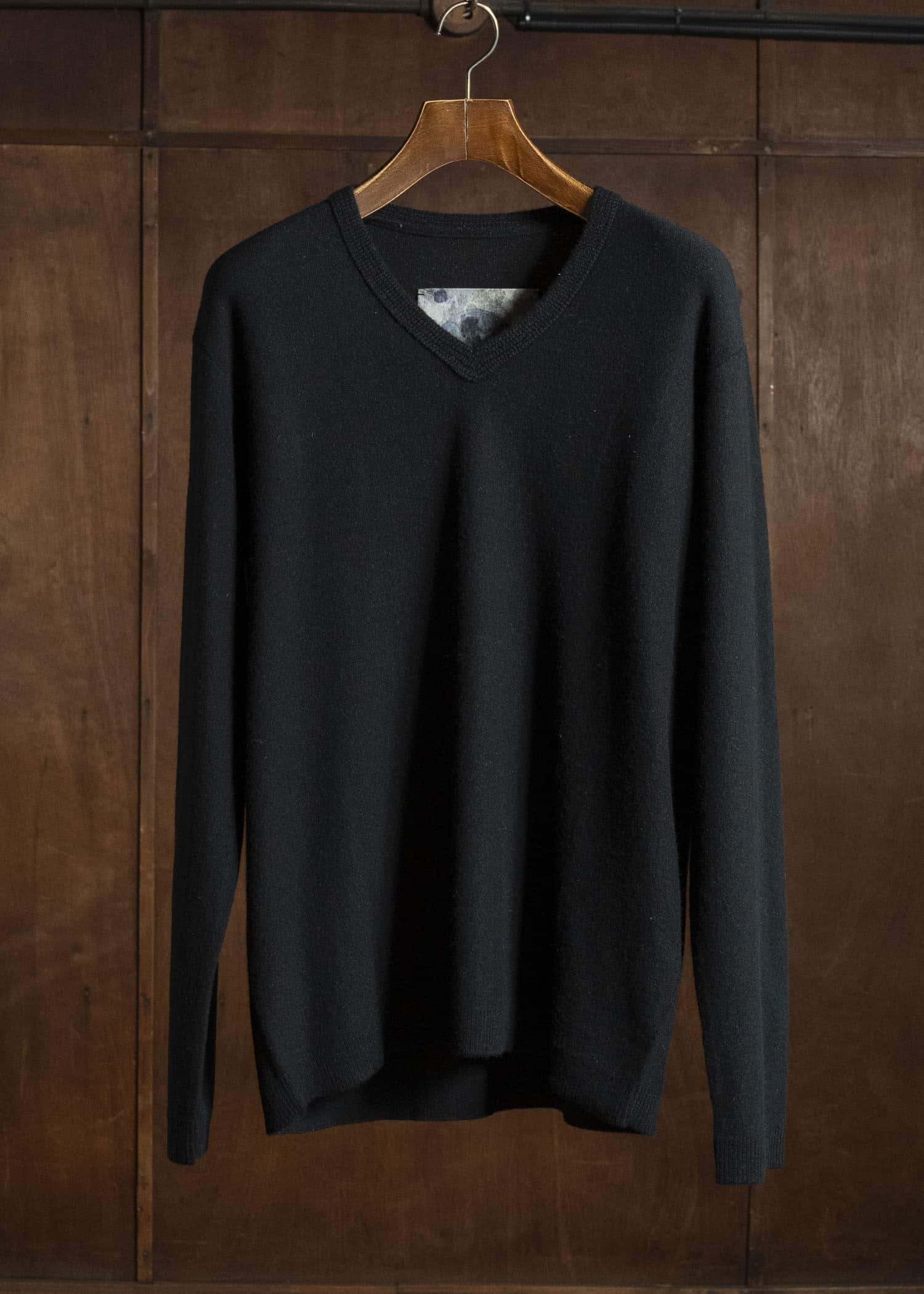 ZIGGY CHEN INTARSIA V-NECK SWEATER 0M2632002 04