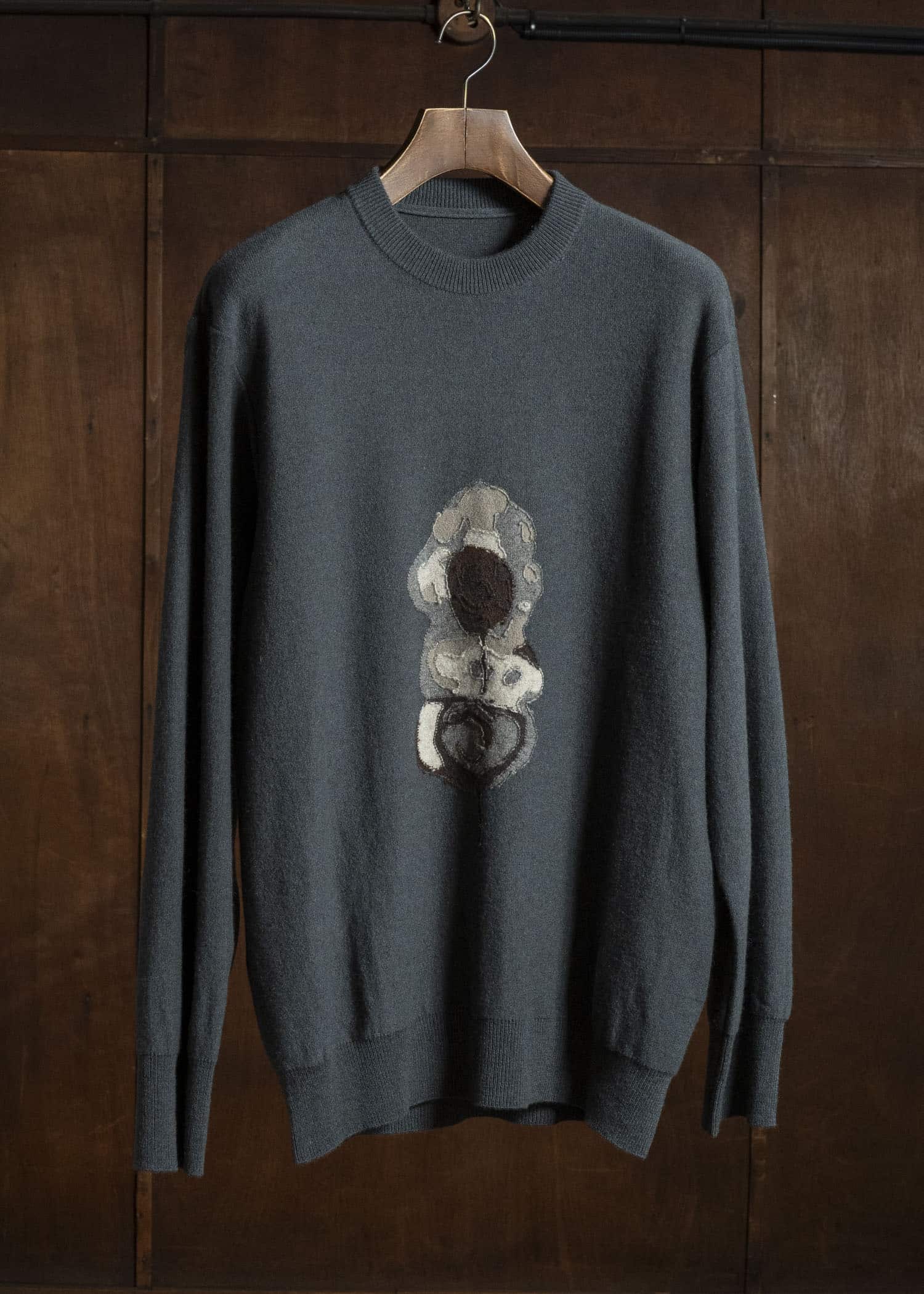 ZIGGY CHEN INTARSIA FRONT PATTERN SWEATER 0M2632004