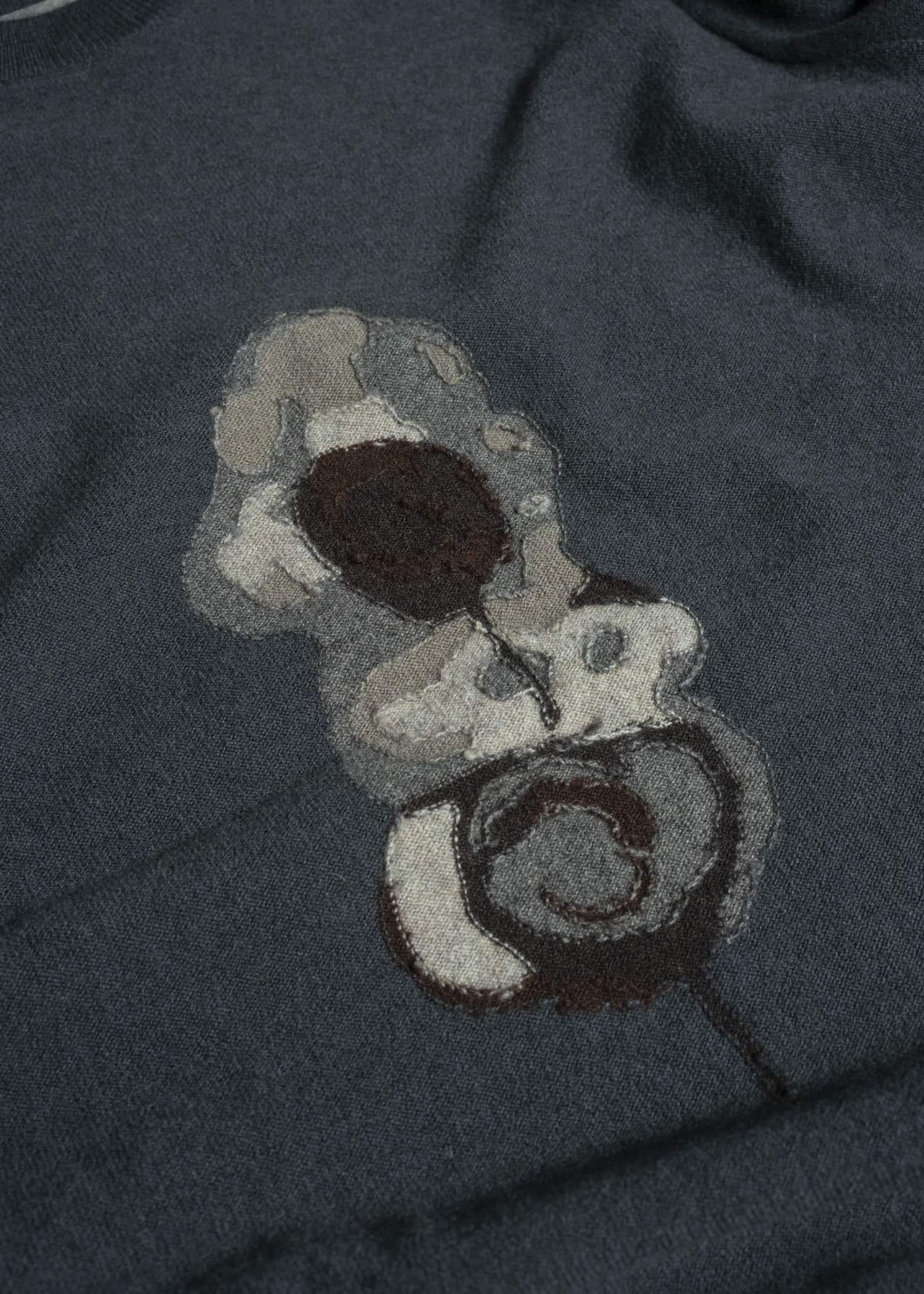 ZIGGY CHEN INTARSIA FRONT PATTERN SWEATER 0M2632004
