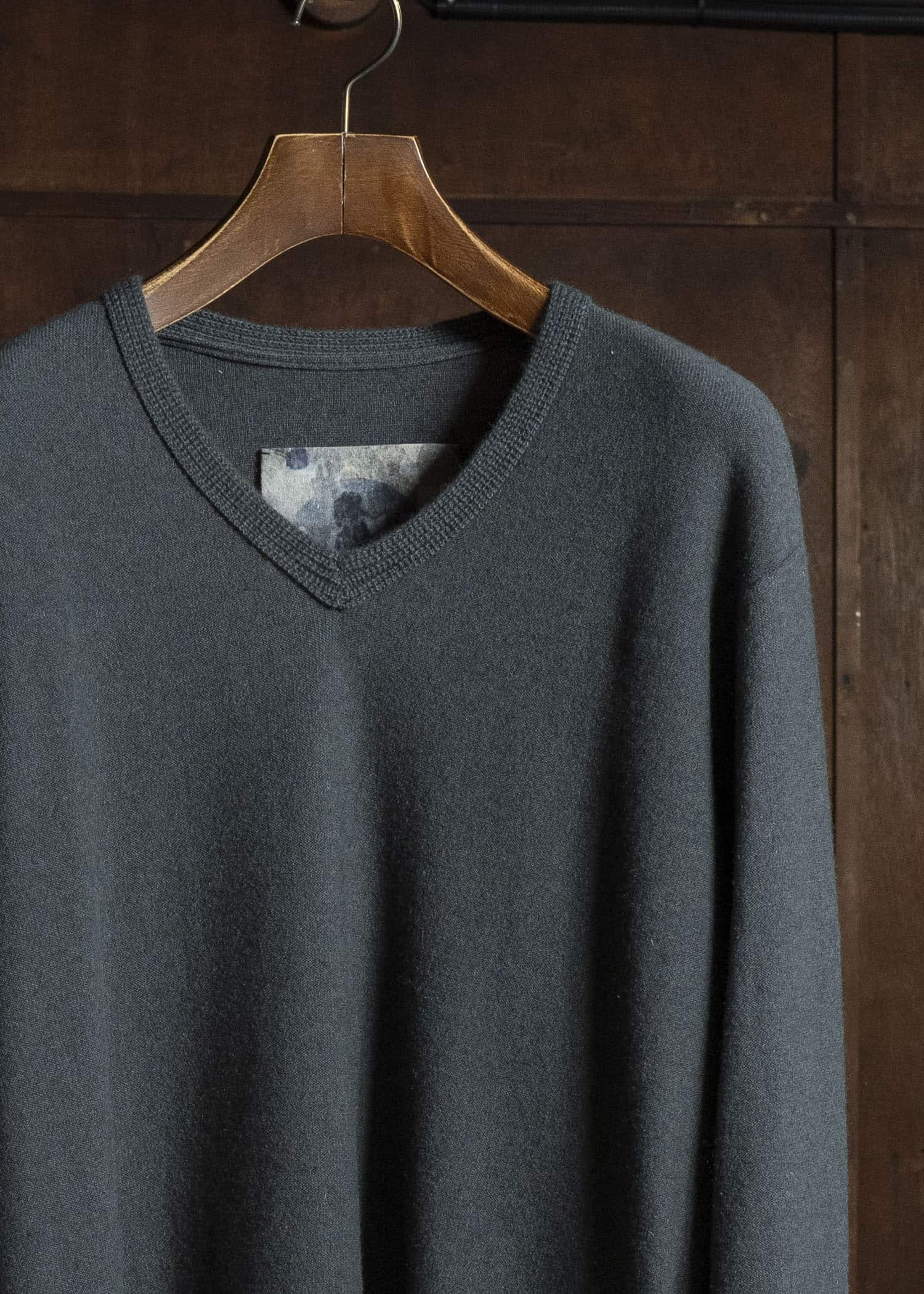 ZIGGY CHEN INTARSIA V-NECK SWEATER 0M2632002 23