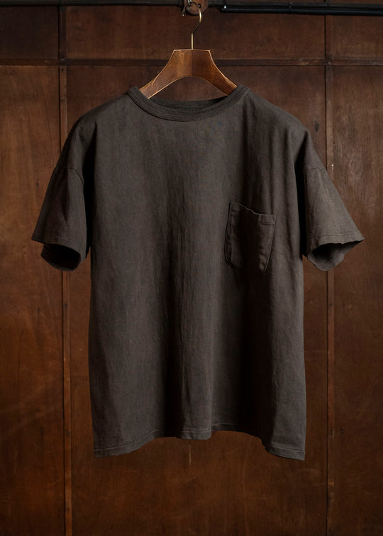 Taiga Takahashi Lot.601-Mud Dyed Brown Tee Shirts Mud Dyed Brown
