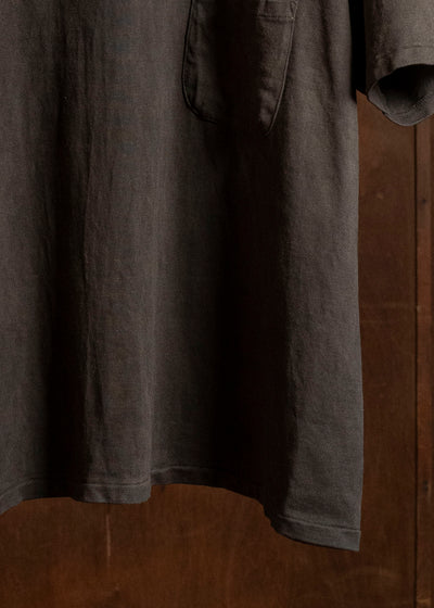 Taiga Takahashi Lot.601-Mud Dyed Brown Tee Shirts Mud Dyed Brown