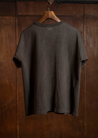 Taiga Takahashi Lot.601-Mud Dyed Brown Tee Shirts Mud Dyed Brown