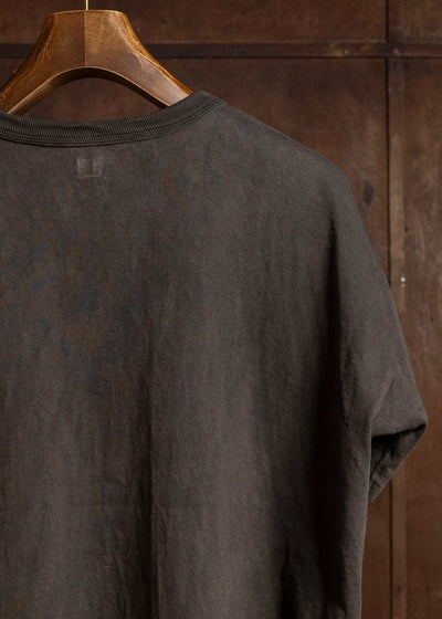 Taiga Takahashi Lot.601-Mud Dyed Brown Tee Shirts Mud Dyed Brown