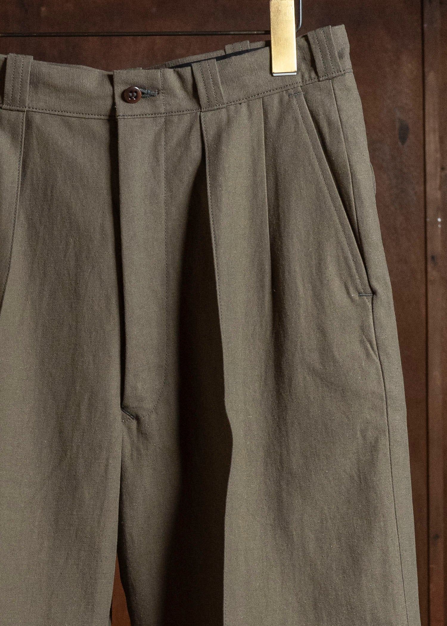 Taiga Takahashi Lot.215-Brown U.S. Army Shorts Brown