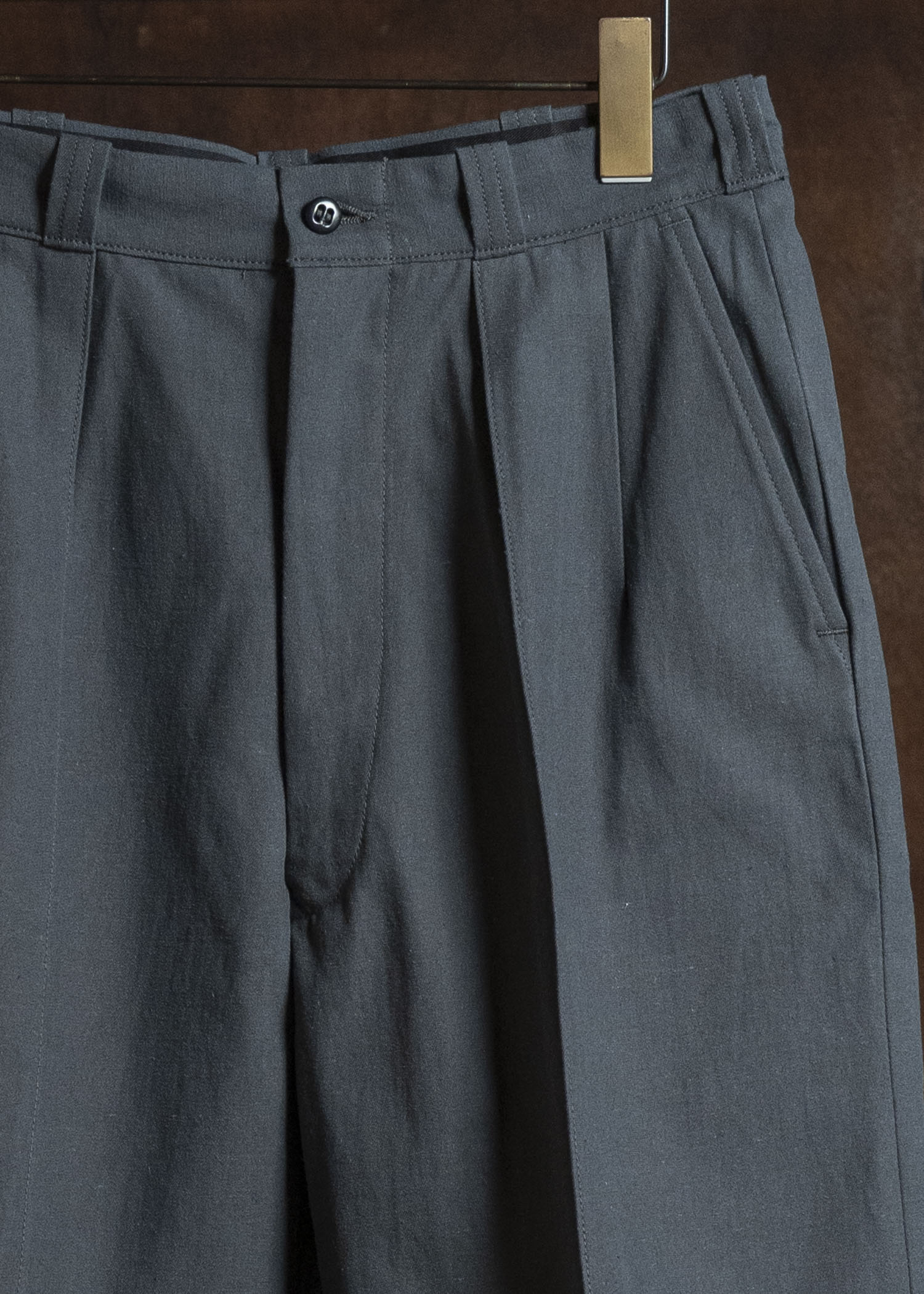 Taiga Takahashi Lot.215-Charcoal U.S. Army Shorts Charcoal