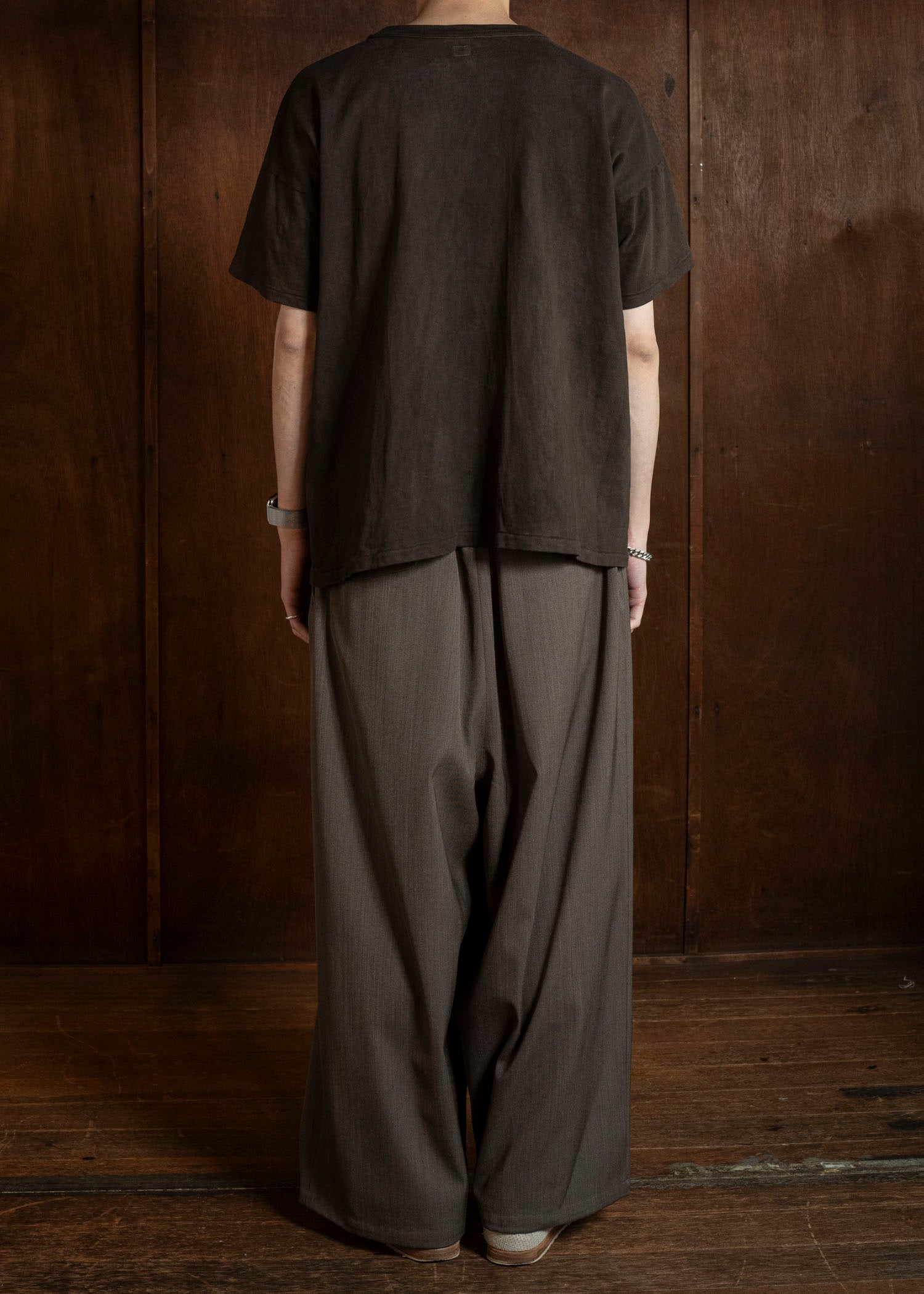 Taiga Takahashi Lot.601-Mud Dyed Brown Tee Shirts Mud Dyed Brown