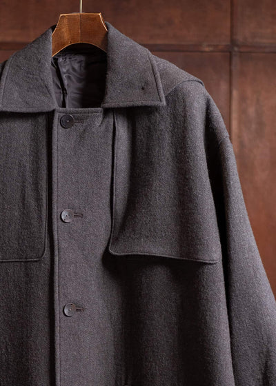 Edwina Horl Jumbo Amehurashi Coat Brown EH45C-02-01A