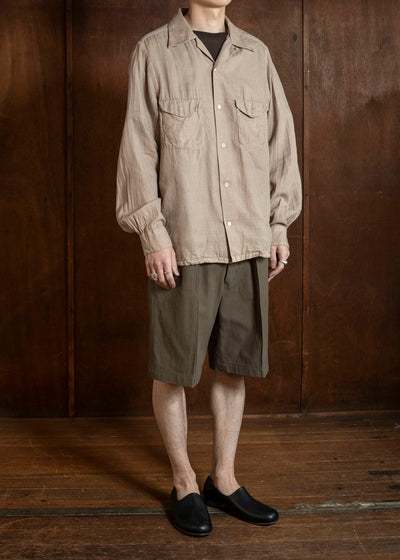 Taiga Takahashi Lot.215-Brown U.S. Army Shorts Brown