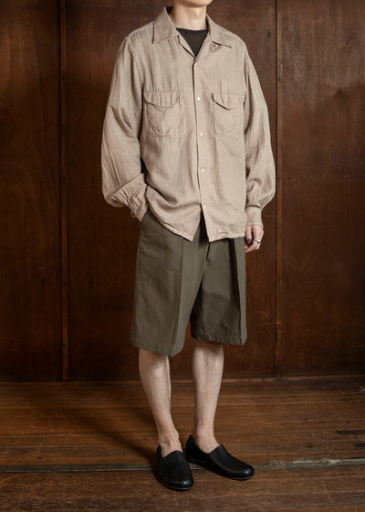 Taiga Takahashi Lot.215-Brown U.S. Army Shorts Brown