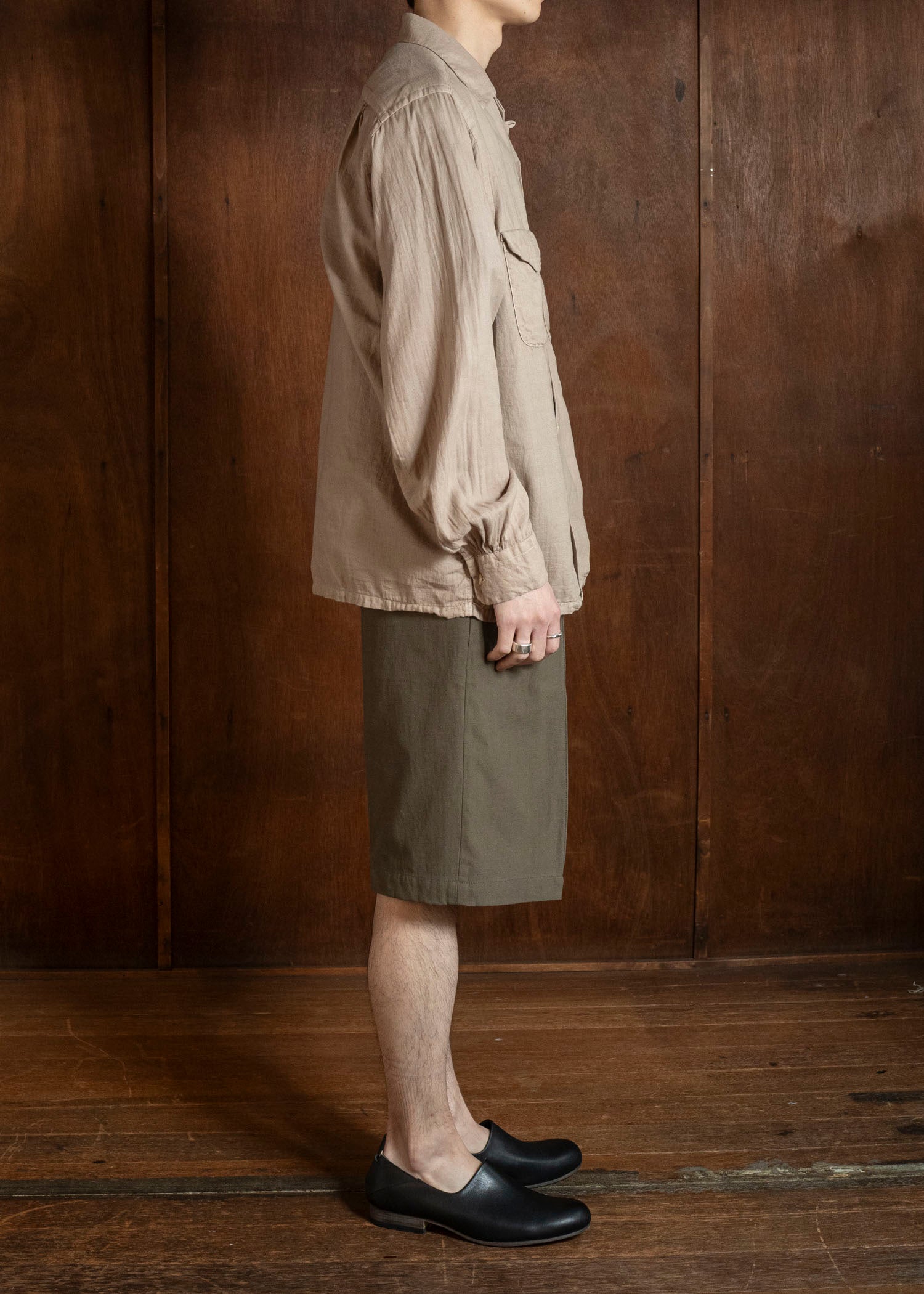 Taiga Takahashi Lot.215-Brown U.S. Army Shorts Brown