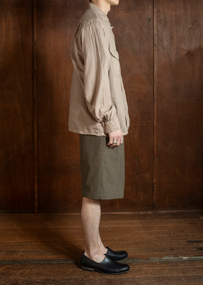 Taiga Takahashi Lot.215-Brown U.S. Army Shorts Brown
