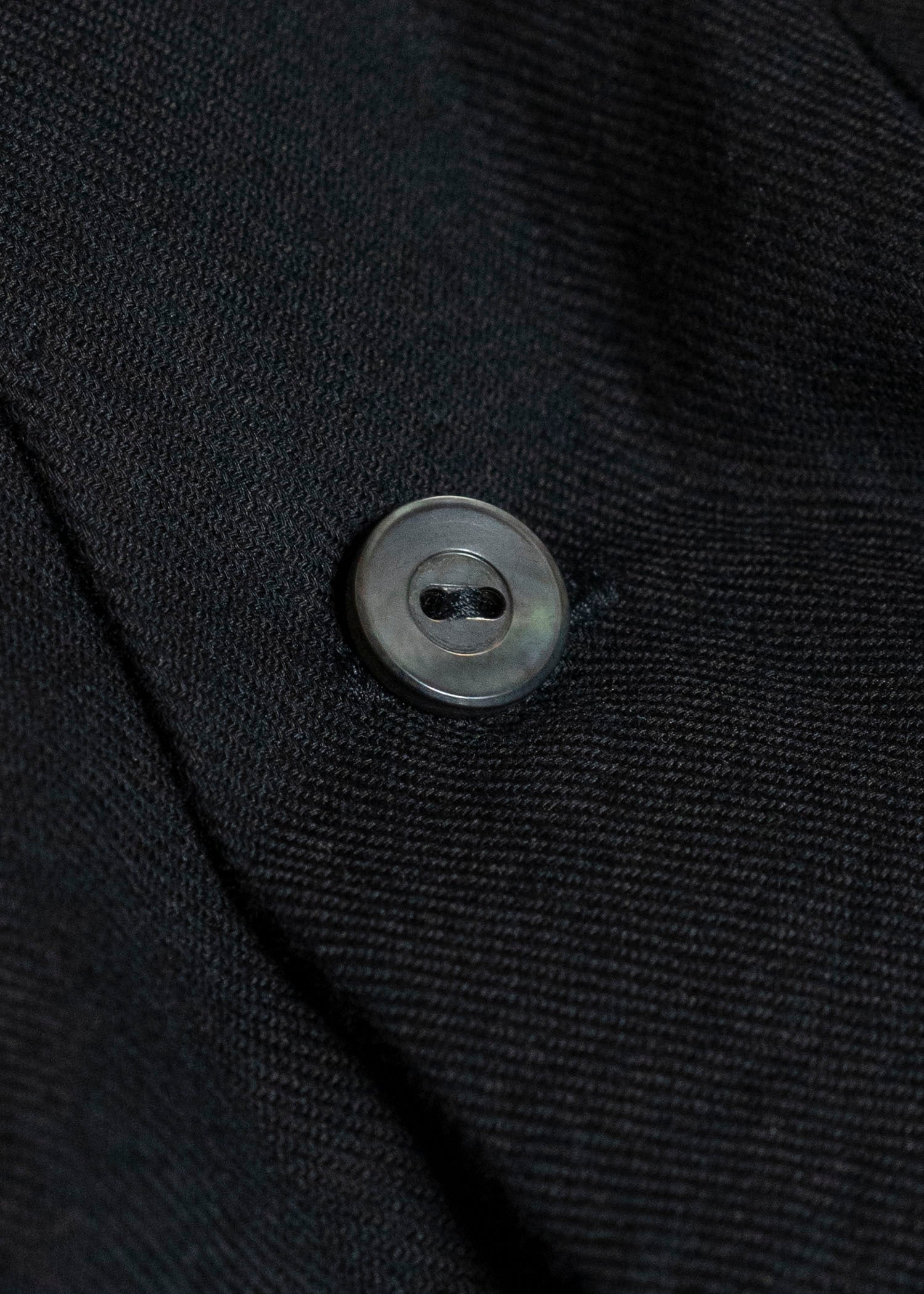 Taiga Takahashi Lot.101-Black Open Collar Shirt Black
