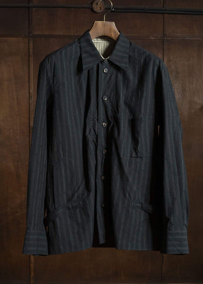 ZIGGY CHEN STRIPED SIDE TAB SHIRT 0M2630716