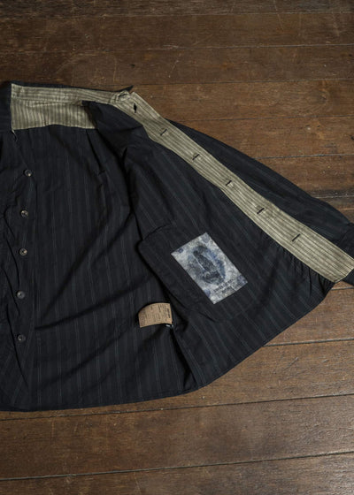 ZIGGY CHEN STRIPED SIDE TAB SHIRT 0M2630716