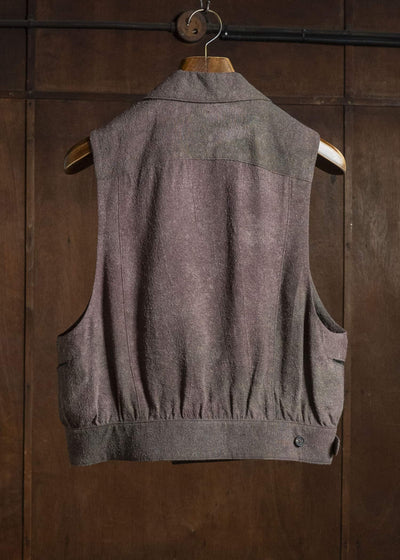 ZIGGY CHEN CROPPED DOUBLE-BREASTED GILET 0M2630111