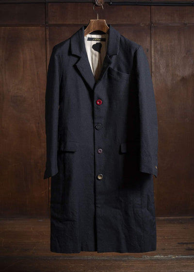 J.M.Ribot Stand-Collar Classic Long Coat
