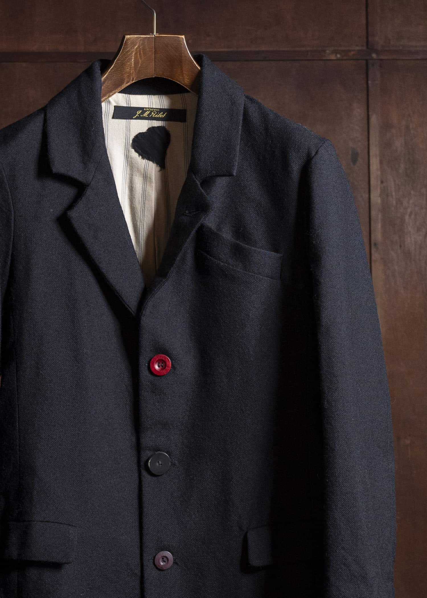 J.M.Ribot Stand-Collar Classic Long Coat