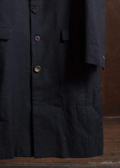 J.M.Ribot Stand-Collar Classic Long Coat