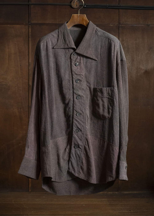 ZIGGY CHEN ASYMMETRIC COLLAR SHIRT 0M2630735