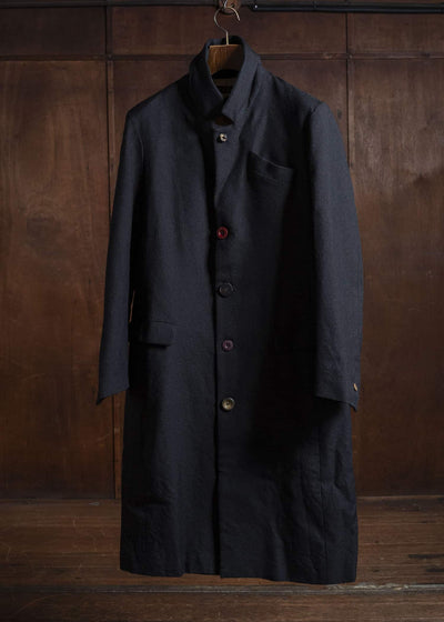 J.M.Ribot Stand-Collar Classic Long Coat
