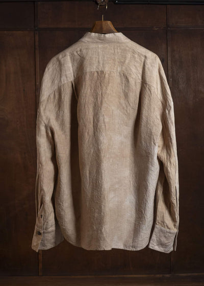 ZIGGY CHEN 0M2610710 SHAWL COLLAR DOUBLE BREASTED SHIRT 13