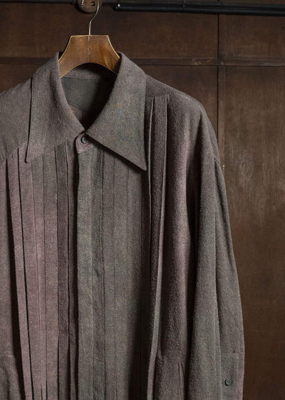 ZIGGY CHEN SPREAD COLLAR LONG SHIRT 0M2630738