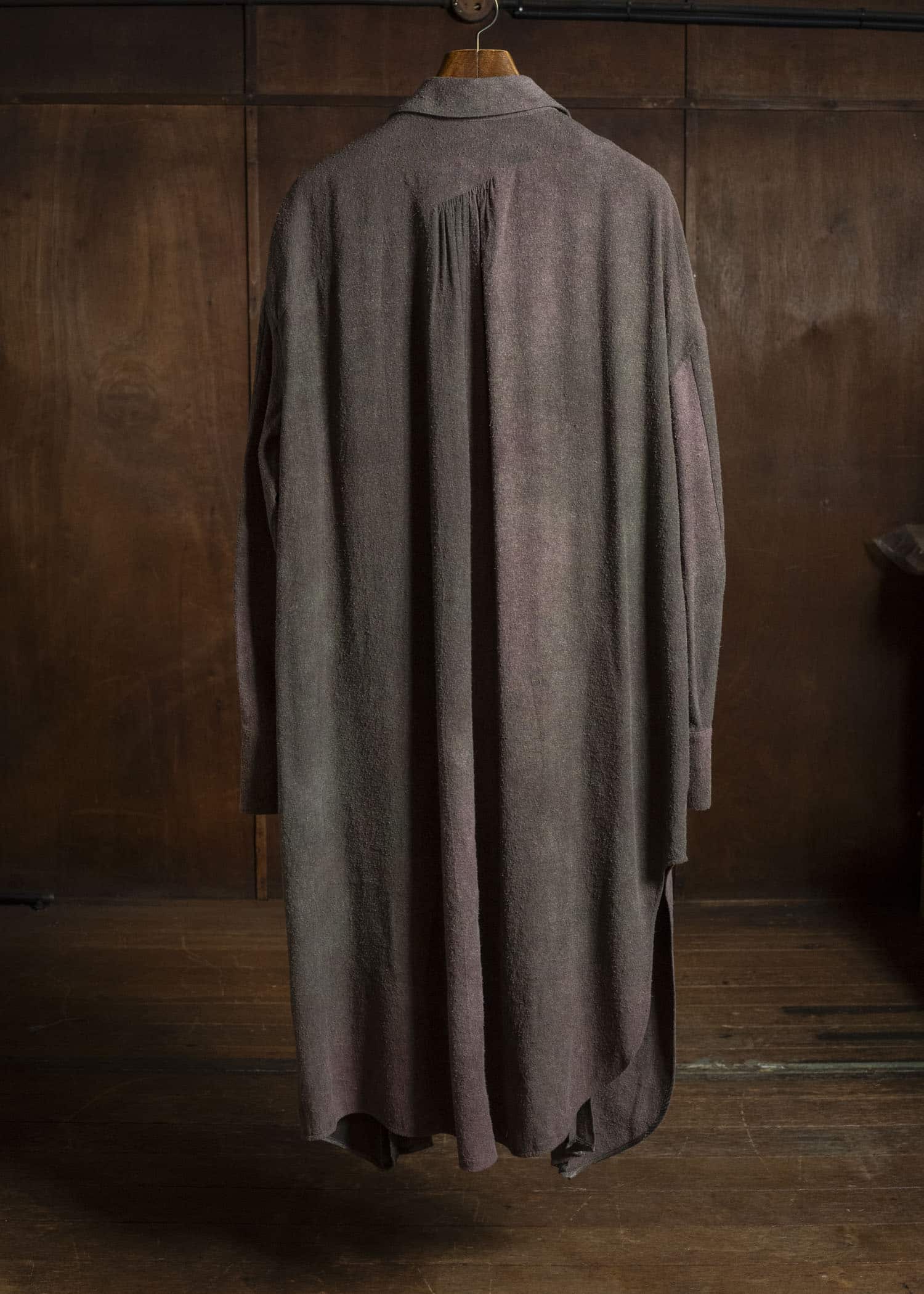ZIGGY CHEN SPREAD COLLAR LONG SHIRT 0M2630738