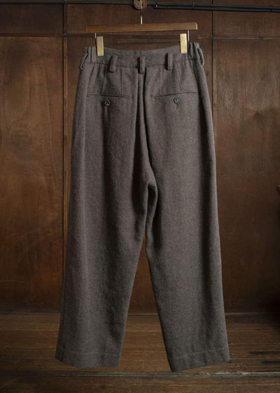 ZIGGY CHEN DROP-CROTCHED FRONT PLEAT TROUSERS 0M2630536