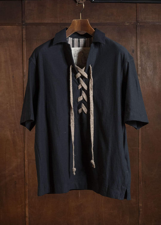 ZIGGY CHEN 0M2610206 STRING FASTENED RUGBY T-SHIRT 04