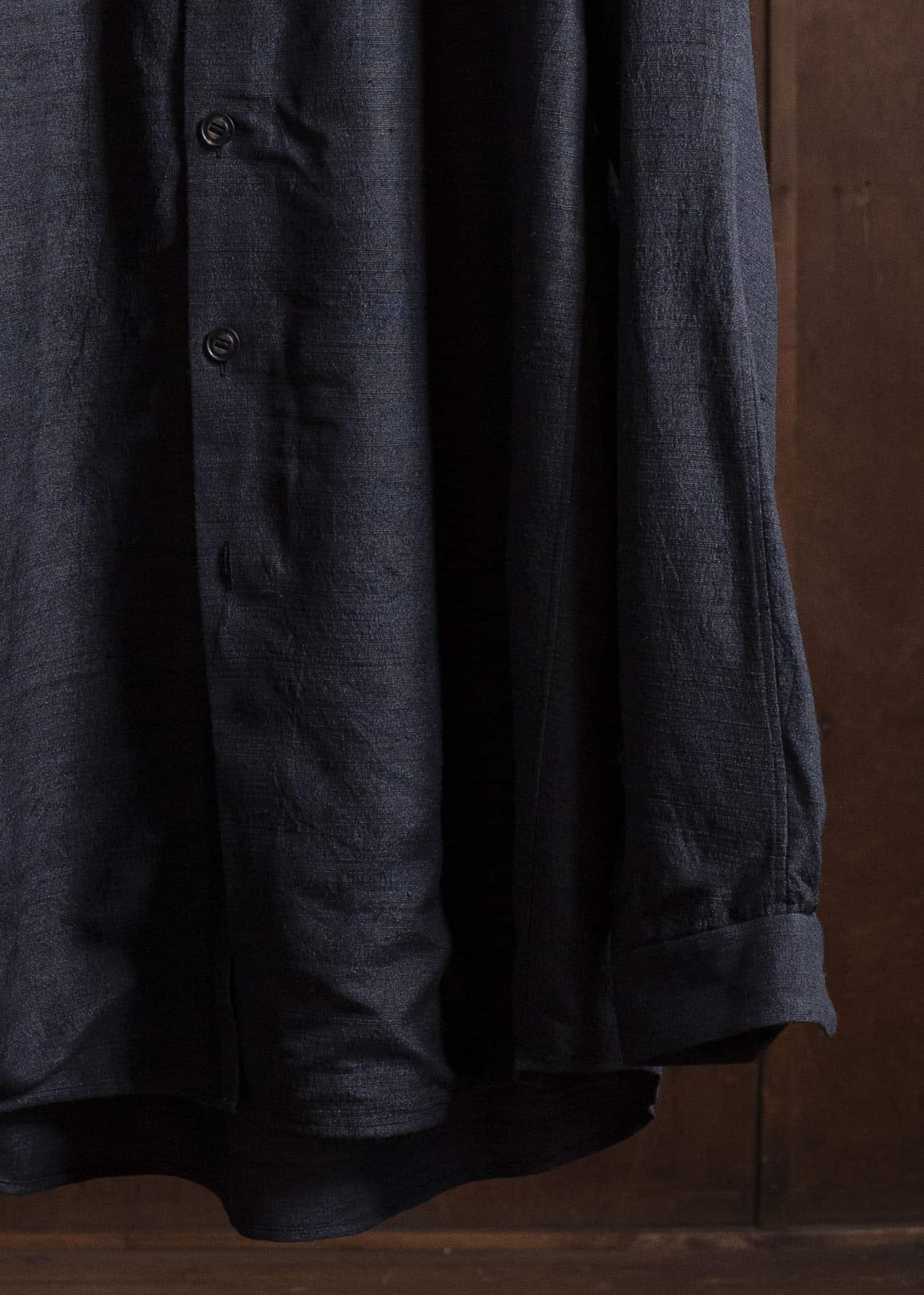 DEVOA シルクシャンタンロングスリーブシャツ