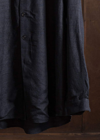 DEVOA シルクシャンタンロングスリーブシャツ