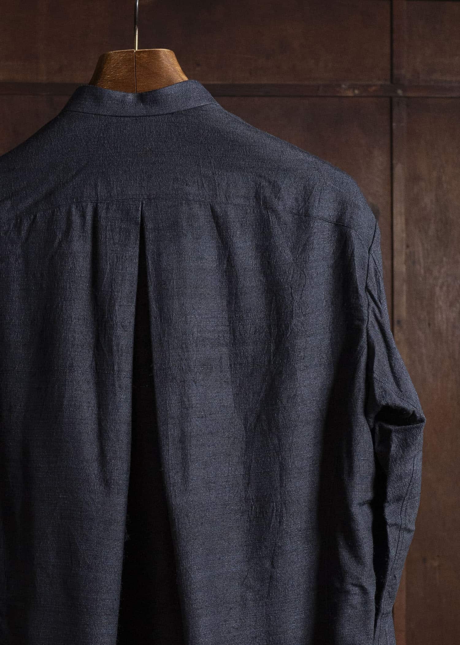 DEVOA シルクシャンタンロングスリーブシャツ