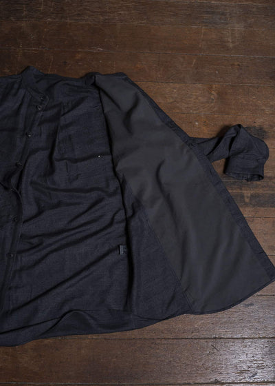 DEVOA シルクシャンタンロングスリーブシャツ