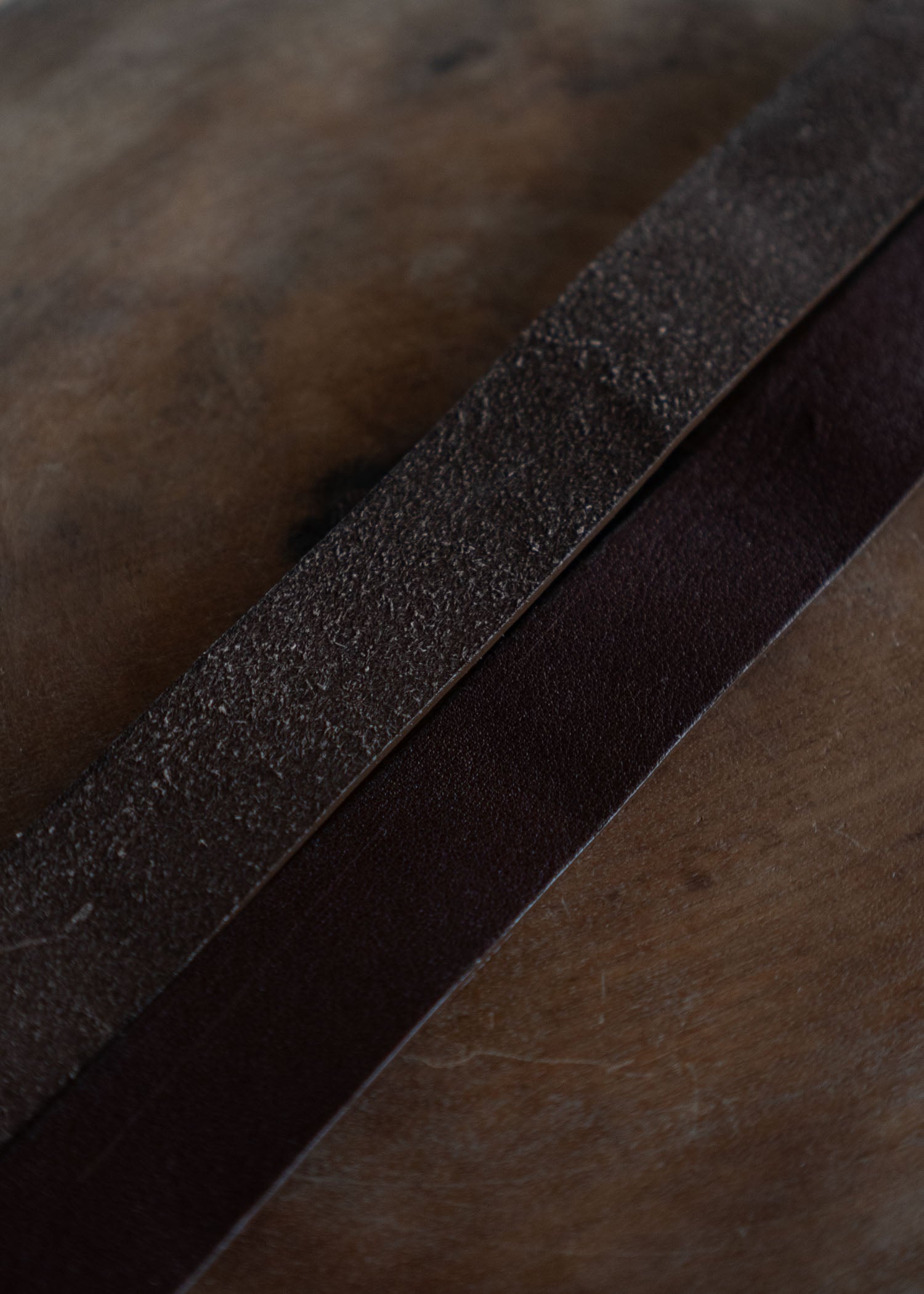 Taiga Takahashi HICKOK BELT Lot.003 Mud Dyed Brown