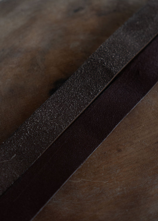 Taiga Takahashi HICKOK BELT Lot.003 Mud Dyed Brown