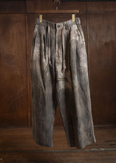ZIGGY CHEN 0M2610559 DIGITAL PRINT DRAWSTRING TROUSERS 82