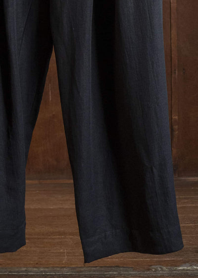 ZIGGY CHEN 0M2610509 DROP-CROTCHED WIDE LEG TROUSERS 04