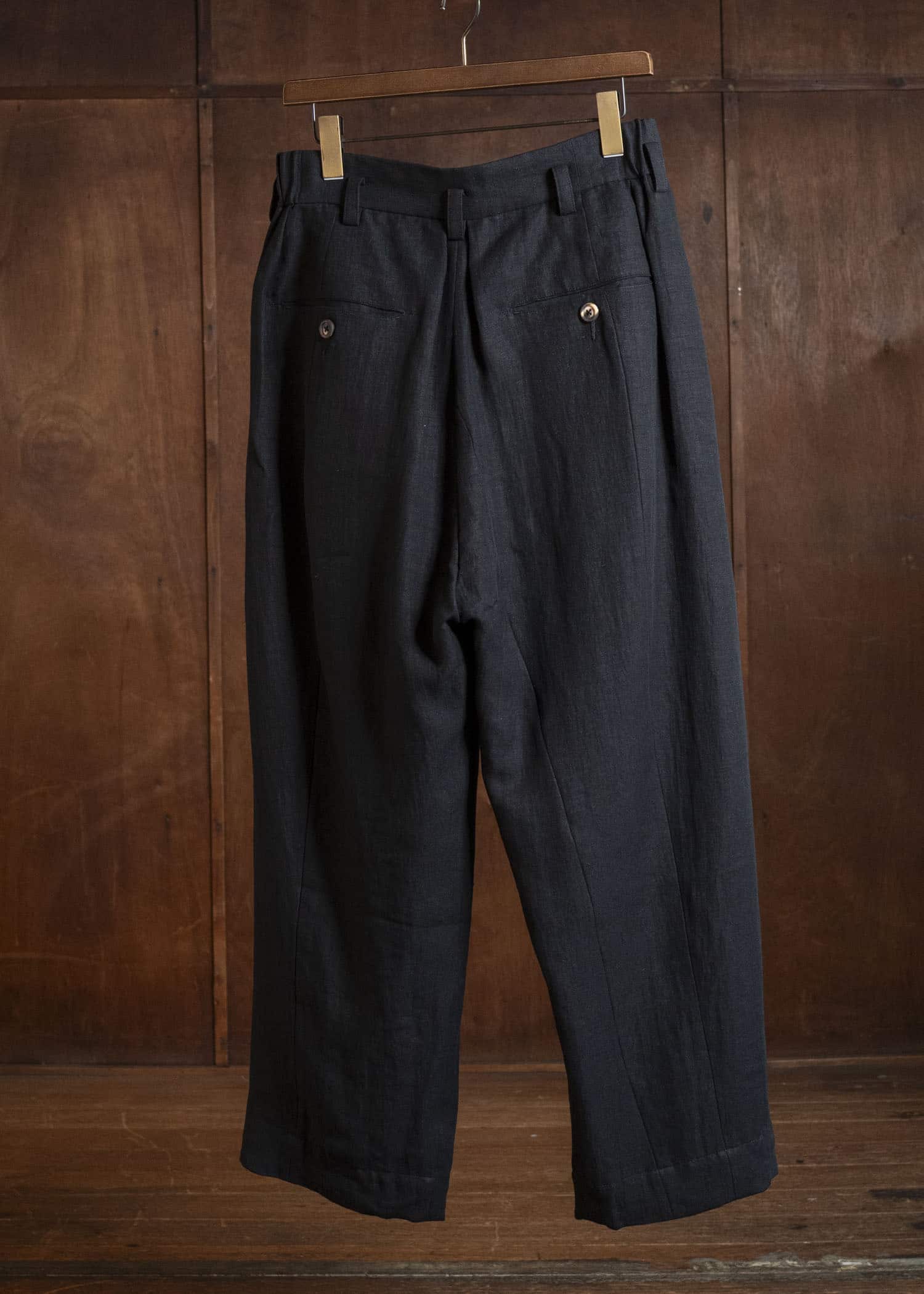 ZIGGY CHEN 0M2610509 DROP-CROTCHED WIDE LEG TROUSERS 04