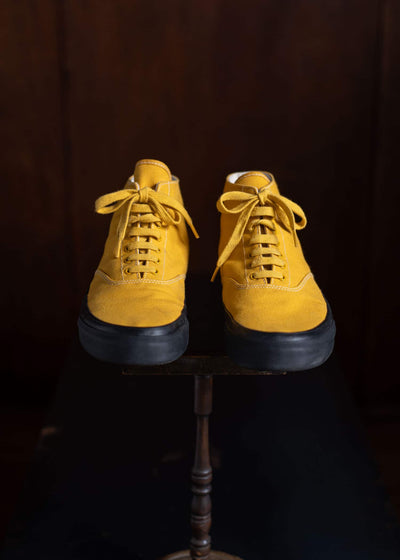 ISSEY MIYAKE HOMME PLISSE WAKOUWAコラボキャンバススニーカー