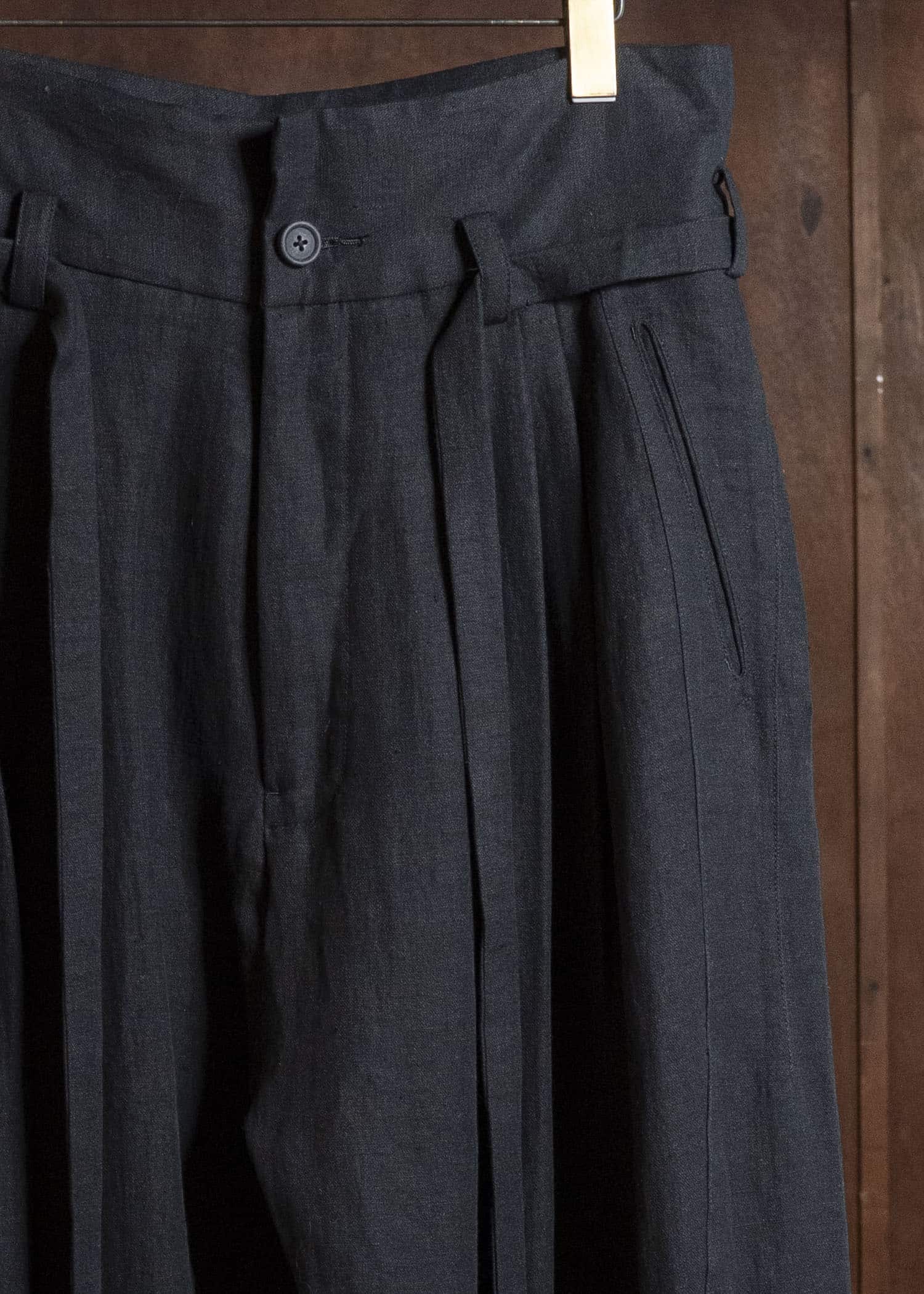 ZIGGY CHEN 0M2610516 HIGH-WAIST BELTED TROUSERS 04