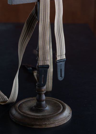 Taiga Takahashi Lot.005 Suspender MULTI STRIPE BEIGE