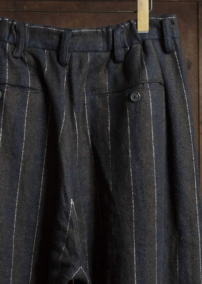 ZIGGY CHEN PLEATED WIDE-LEG TROUSERS 0M2630524