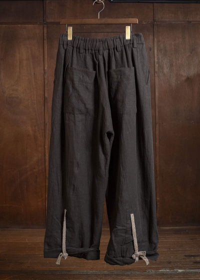ZIGGY CHEN 0M2610536 ROLLED-UP WIDE LEG TROUSERS 85