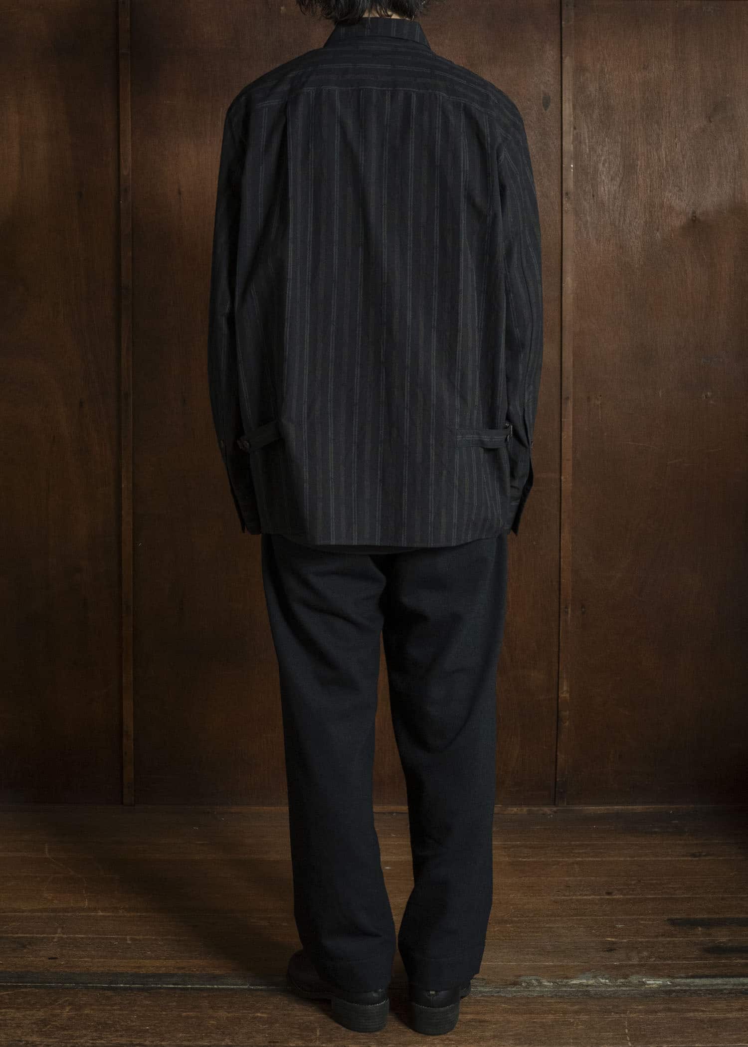 ZIGGY CHEN STRIPED SIDE TAB SHIRT 0M2630716