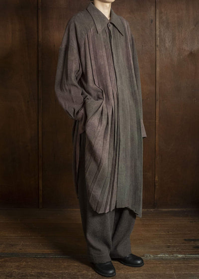 ZIGGY CHEN SPREAD COLLAR LONG SHIRT 0M2630738