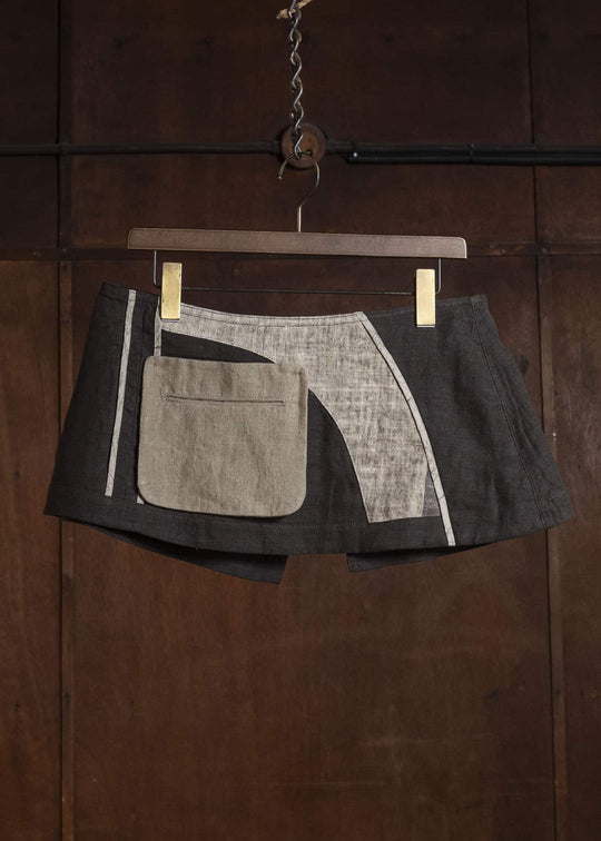 ZIGGY CHEN 0M2610301 PATCHWORK APRON 85