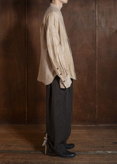 ZIGGY CHEN 0M2610536 ROLLED-UP WIDE LEG TROUSERS 85