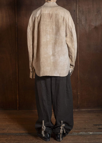 ZIGGY CHEN 0M2610536 ROLLED-UP WIDE LEG TROUSERS 85