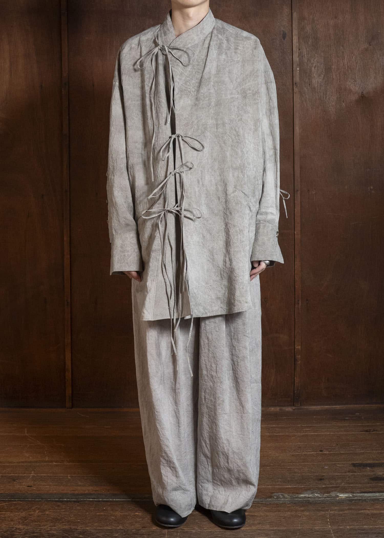 ZIGGY CHEN 0M2610544 FULL-LENGTH DRAWSTRING TROUSERS 02
